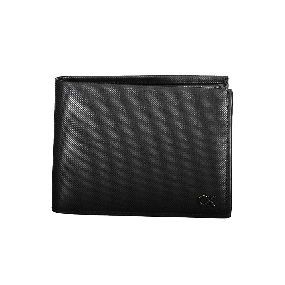 Calvin Klein Black Leather Men Wallet -  Leather Wallet for Men -  Calvin Klein.