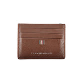 Tommy Hilfiger Sleek Leather Card Holder with Contrast Detailing -  Leather Card Holder for Men -  Tommy Hilfiger.