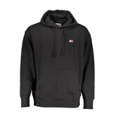 Tommy Hilfiger Black Cotton Men Sweater Hoodie -   -  Tommy Hilfiger.