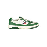 Tommy Hilfiger White Leather Men Sneaker -   -  Tommy Hilfiger.