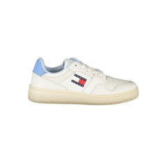 Tommy Hilfiger White Leather Women Sneaker -   -  Tommy Hilfiger.