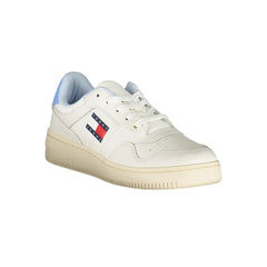Tommy Hilfiger White Leather Women Sneaker -   -  Tommy Hilfiger.