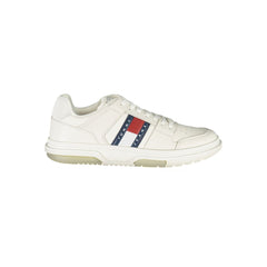 Tommy Hilfiger White Leather Men Sneaker -   -  Tommy Hilfiger.