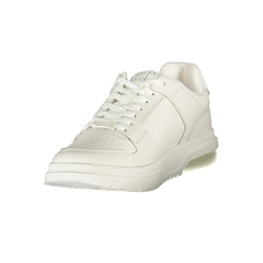 Tommy Hilfiger White Leather Men Sneaker -   -  Tommy Hilfiger.