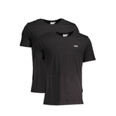 Fila Black Cotton Men TShirt -   -  Fila.