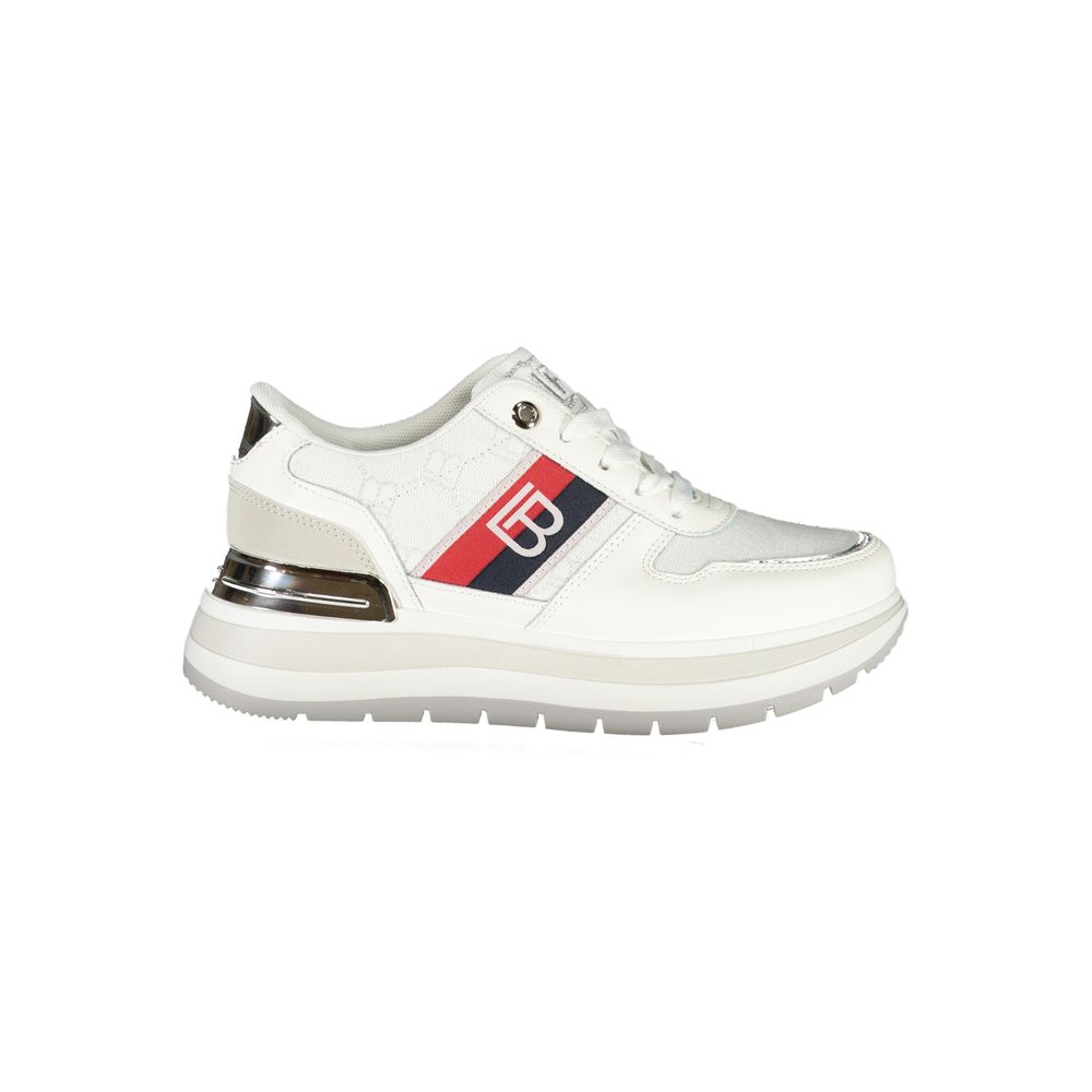 Laura Biagiotti White Polyester Women Sneaker -   -  Laura Biagiotti.