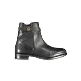 Tommy Hilfiger Black Leather Women Boot -   -  Tommy Hilfiger.