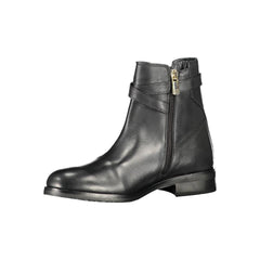 Tommy Hilfiger Black Leather Women Boot -   -  Tommy Hilfiger.