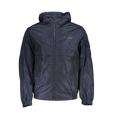 Tommy Hilfiger Chic Blue Hooded Sports Jacket with Contrast Details -   -  Tommy Hilfiger.