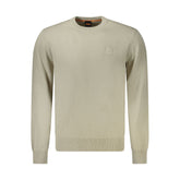 Hugo Boss Beige Cotton Men Sweater -   -  Hugo Boss.