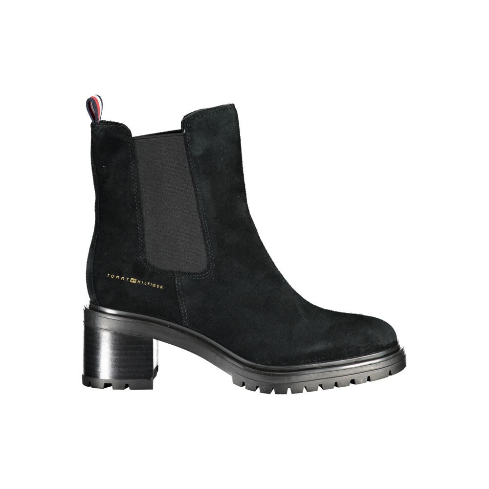 Tommy Hilfiger Black Leather Women Boot -   -  Tommy Hilfiger.
