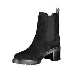 Tommy Hilfiger Black Leather Women Boot -   -  Tommy Hilfiger.