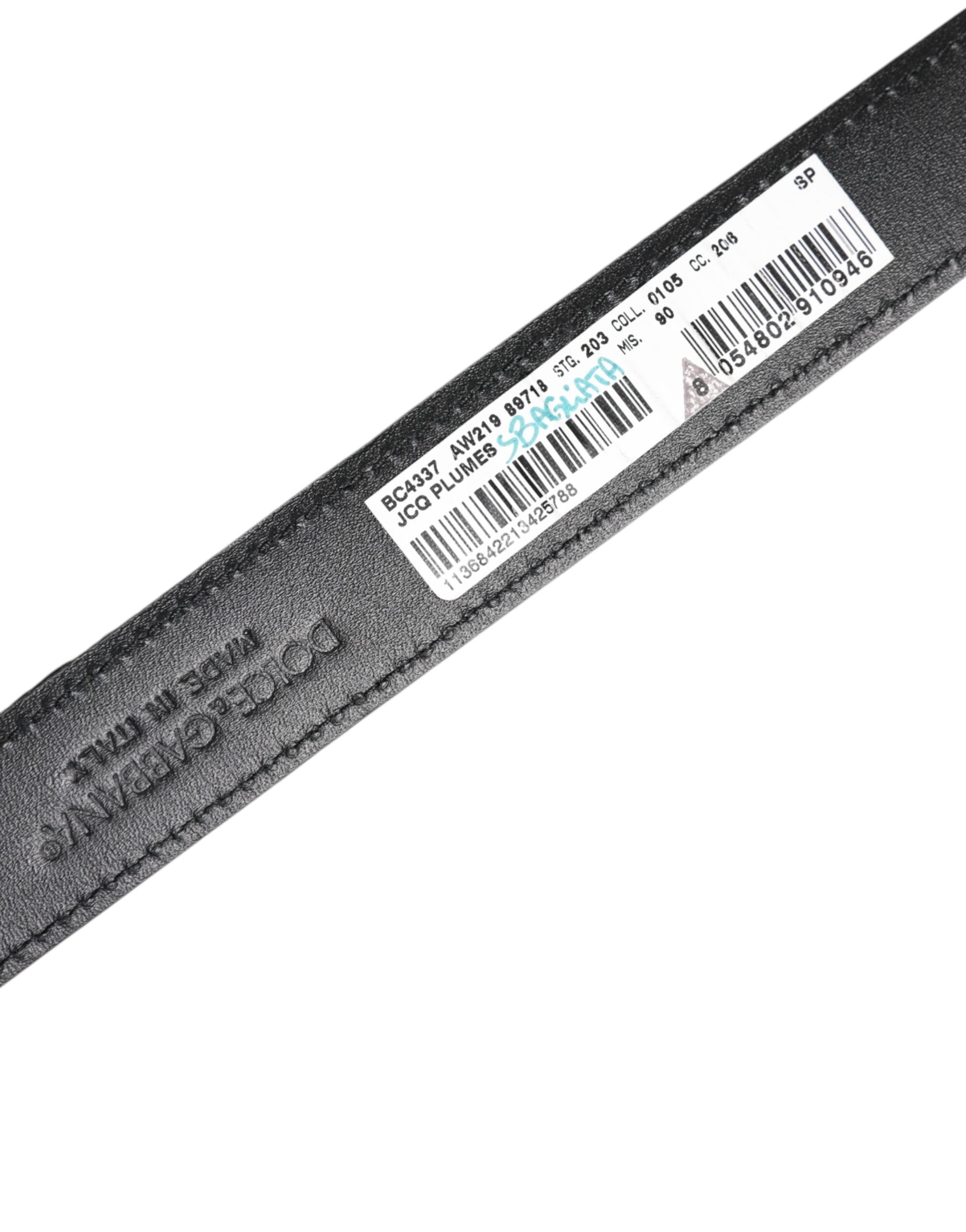 Dolce & Gabbana Multicolor Jacquard Leather Metal Buckle Belt -   -  Dolce & Gabbana. Dolce & Gabbana Multicolor Jacquard Leather Metal Buckle Belt -   -  Dolce & Gabbana.