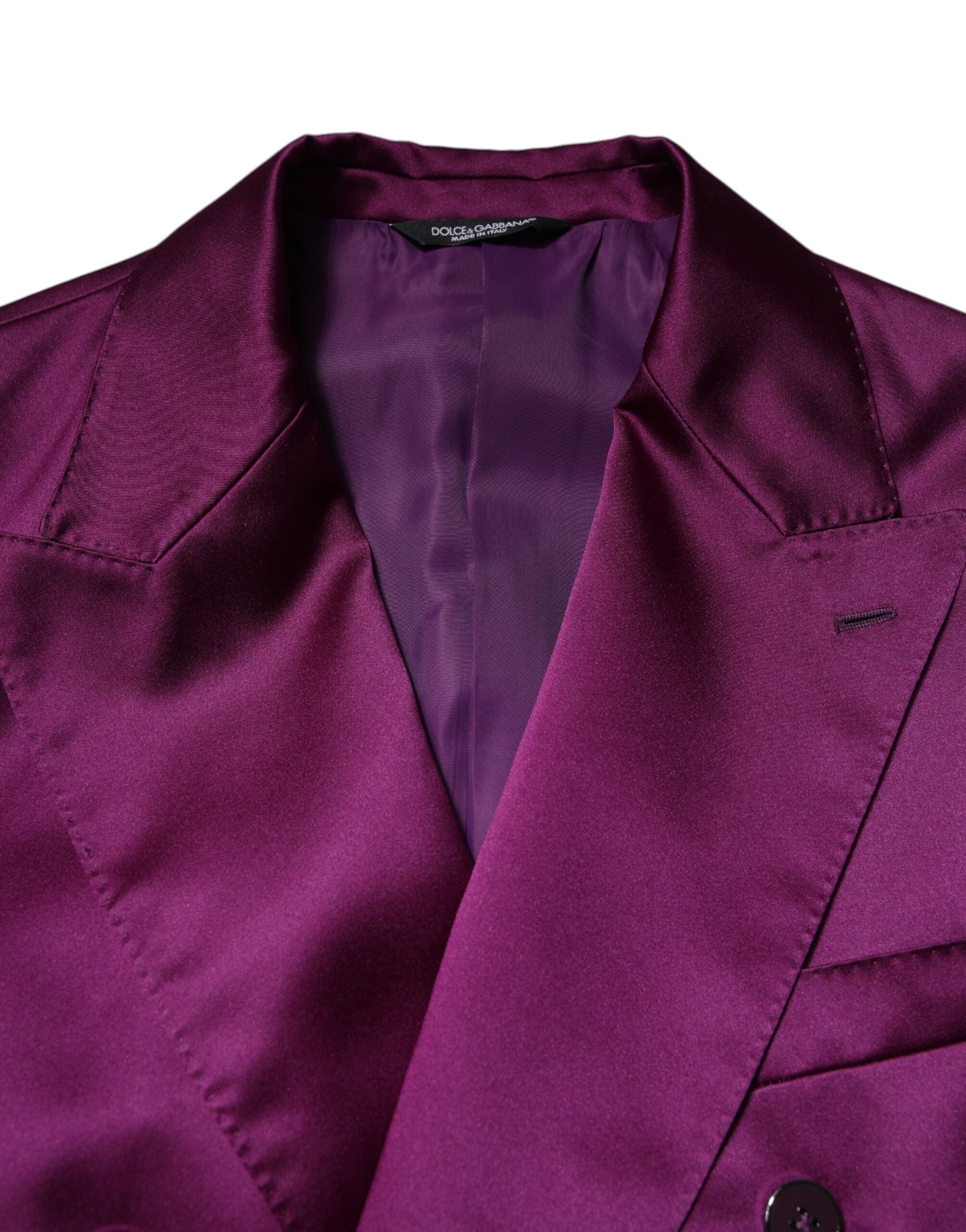 Dolce & Gabbana Purple Double Breasted Men Suit Coat Blazer -   -  Dolce & Gabbana. Dolce & Gabbana Purple Double Breasted Men Suit Coat Blazer -   -  Dolce & Gabbana.
