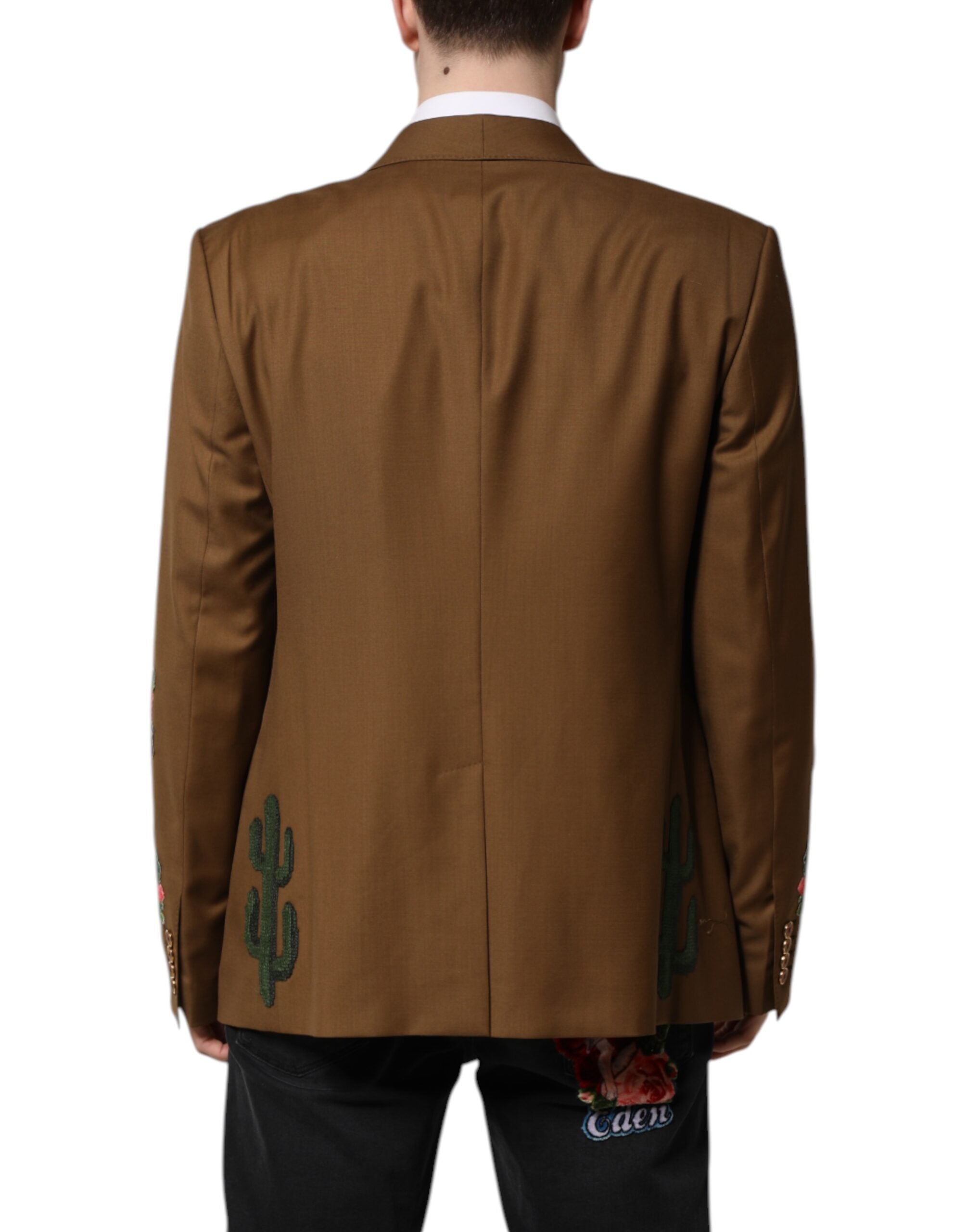 Dolce & Gabbana Brown MARTINI Single Breasted Coat Blazer -   -  Dolce & Gabbana. Dolce & Gabbana Brown MARTINI Single Breasted Coat Blazer -   -  Dolce & Gabbana.