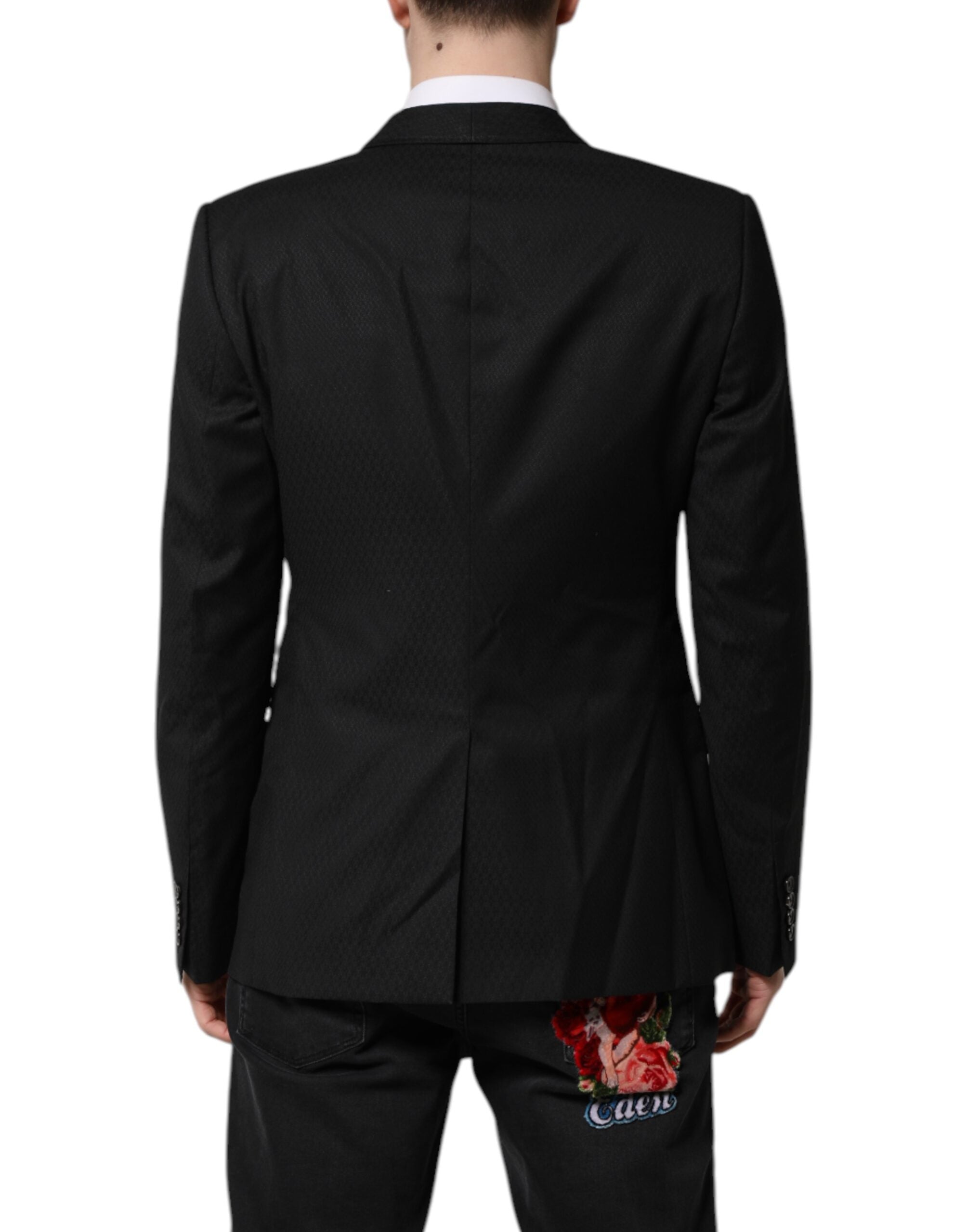 Dolce & Gabbana Black GOLD Single Breasted Suit Coat Blazer -   -  Dolce & Gabbana. Dolce & Gabbana Black GOLD Single Breasted Suit Coat Blazer -   -  Dolce & Gabbana.