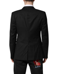 Dolce & Gabbana Black GOLD Single Breasted Suit Coat Blazer -   -  Dolce & Gabbana.