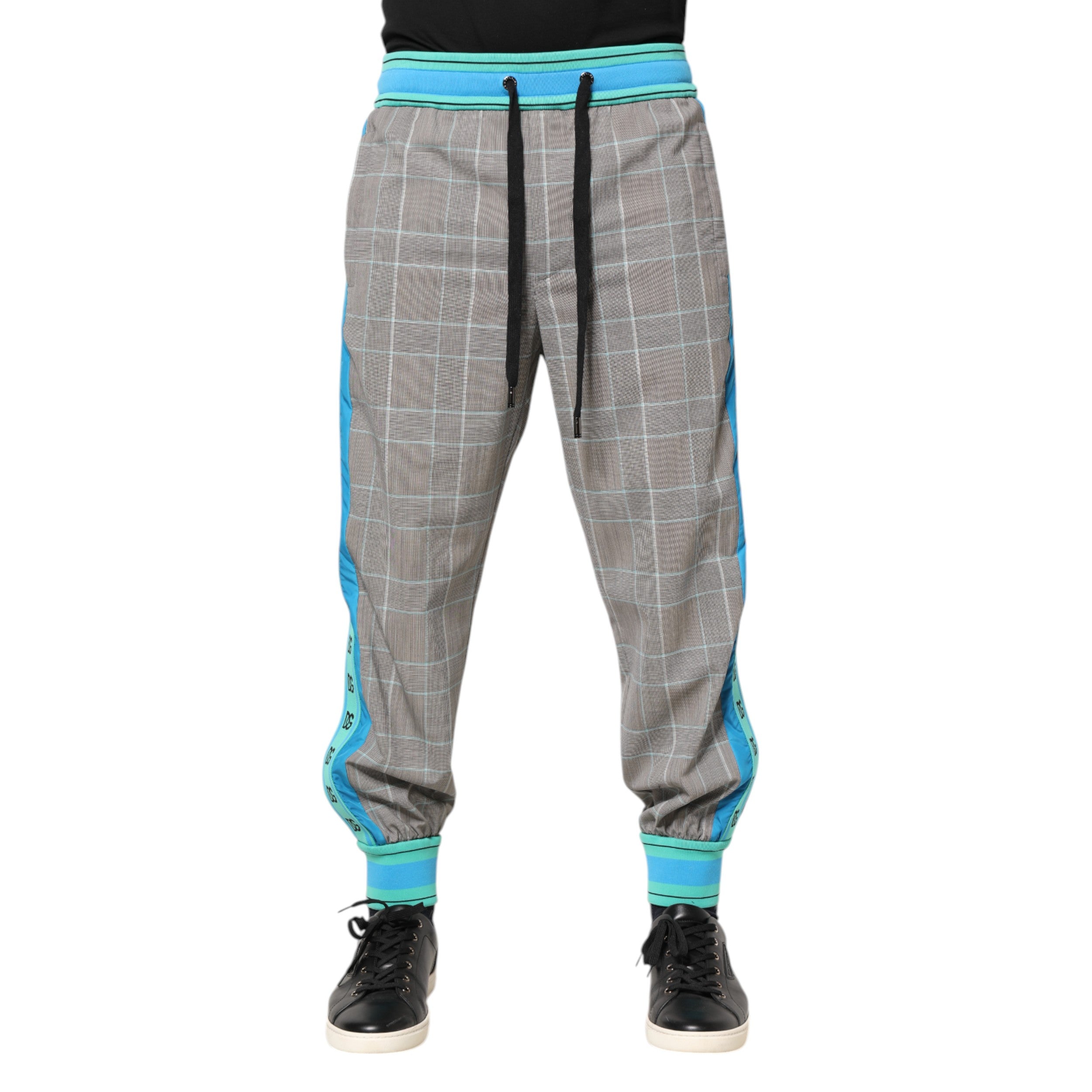 Dolce & Gabbana Multicolor Cotton Men Jogger Sweatpants Pants -   -  Dolce & Gabbana.