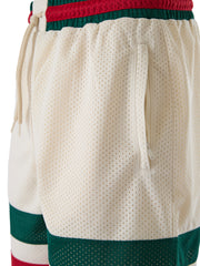 Gucci Cream polyester  Logo Shorts -   -  Gucci.