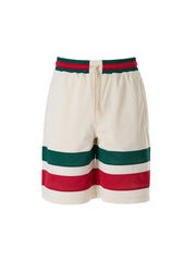 Gucci Cream polyester  Logo Shorts -   -  Gucci.