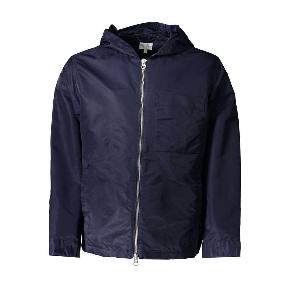 Gant Blue Nylon Men Jacket - - Gant.