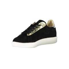 Diadora Black Leather Women Sneaker -   -  Diadora.