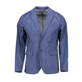 Gant Blue Nylon Men Jacket -   -  Gant.