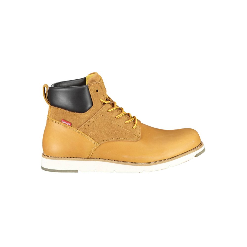 Levi's Beige Leather Men Boot -   -  Levi's.