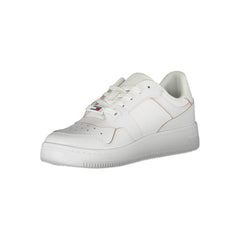 Tommy Hilfiger White Leather Women Sneaker -   -  Tommy Hilfiger.