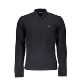 Napapijri Black Cotton Men Polo Shirt -   -  Napapijri.