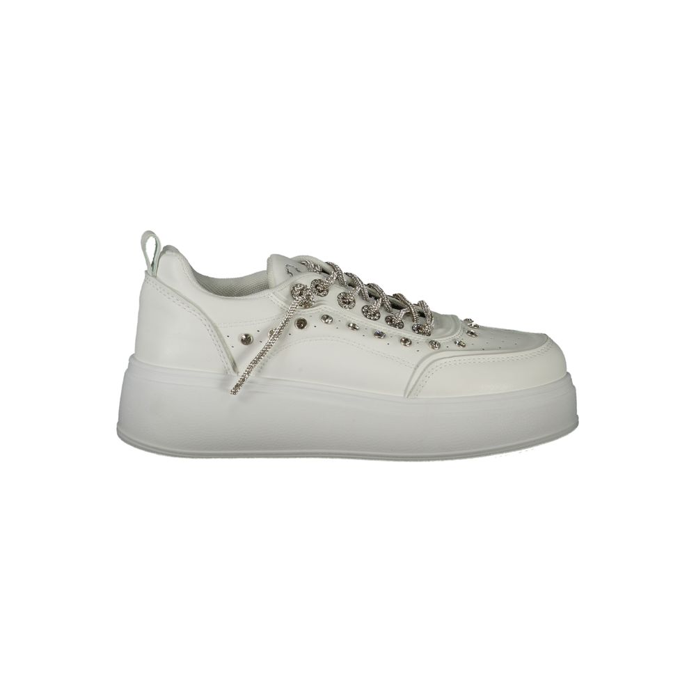 Laura Biagiotti White Polyethylene Women Sneaker -   -  Laura Biagiotti.