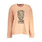 Cavalli Class Pink Cotton Women Sweater -   -  Cavalli Class.