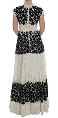 Dolce & Gabbana Floral Lace Ricamo Long Ball Maxi Dress -   -  Dolce & Gabbana.