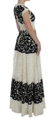 Dolce & Gabbana Floral Lace Ricamo Long Ball Maxi Dress -   -  Dolce & Gabbana.