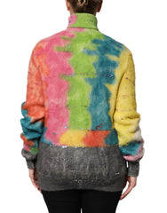 Dolce & Gabbana Multicolor Mohair Turtleneck Pullover Sweater -   -  Dolce & Gabbana.