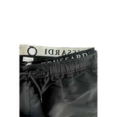 Trussardi Beachwear Black Polyester Men Swim Shorts -   -  Trussardi Beachwear.