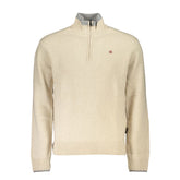 Napapijri Beige Fabric Men Sweater -   -  Napapijri.