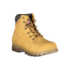 Carrera Vibrant Yellow Lace-Up Boots with Logo Detail -   -  Carrera.