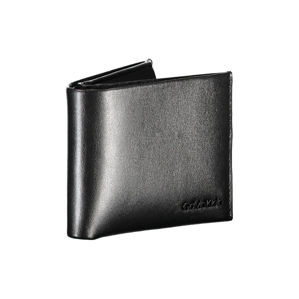 Calvin Klein Elegant Black Leather Dual-Compartment Wallet -  Wallets for Men -  Calvin Klein. Calvin Klein Elegant Black Leather Dual-Compartment Wallet -  Wallets for Men -  Calvin Klein.