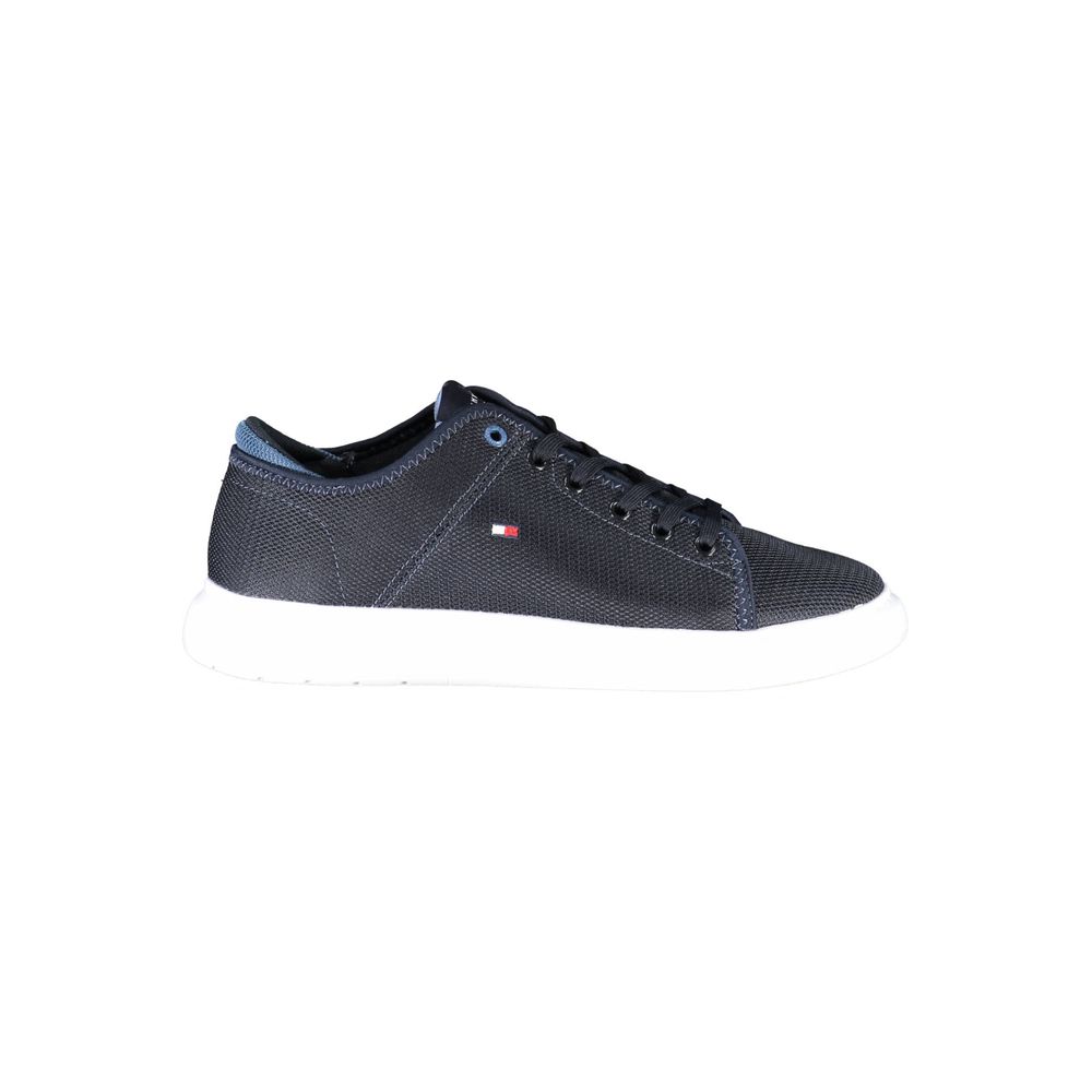 Tommy Hilfiger Blue Recycled Polyester Men Sneaker -   -  Tommy Hilfiger.