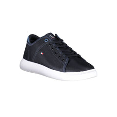 Tommy Hilfiger Blue Recycled Polyester Men Sneaker -   -  Tommy Hilfiger.