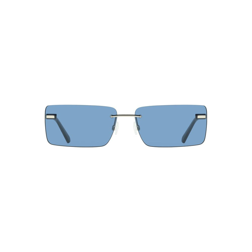 Calvin Klein Blue Metal Women Sunglass -   -  Calvin Klein.