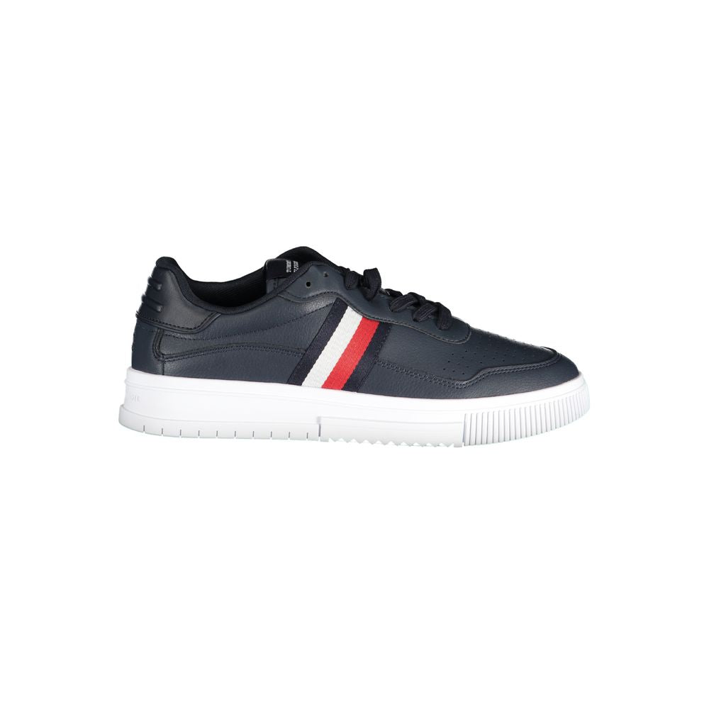 Tommy Hilfiger Blue Leather Men Sneaker -   -  Tommy Hilfiger.