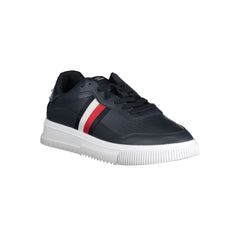 Tommy Hilfiger Blue Leather Men Sneaker -   -  Tommy Hilfiger.
