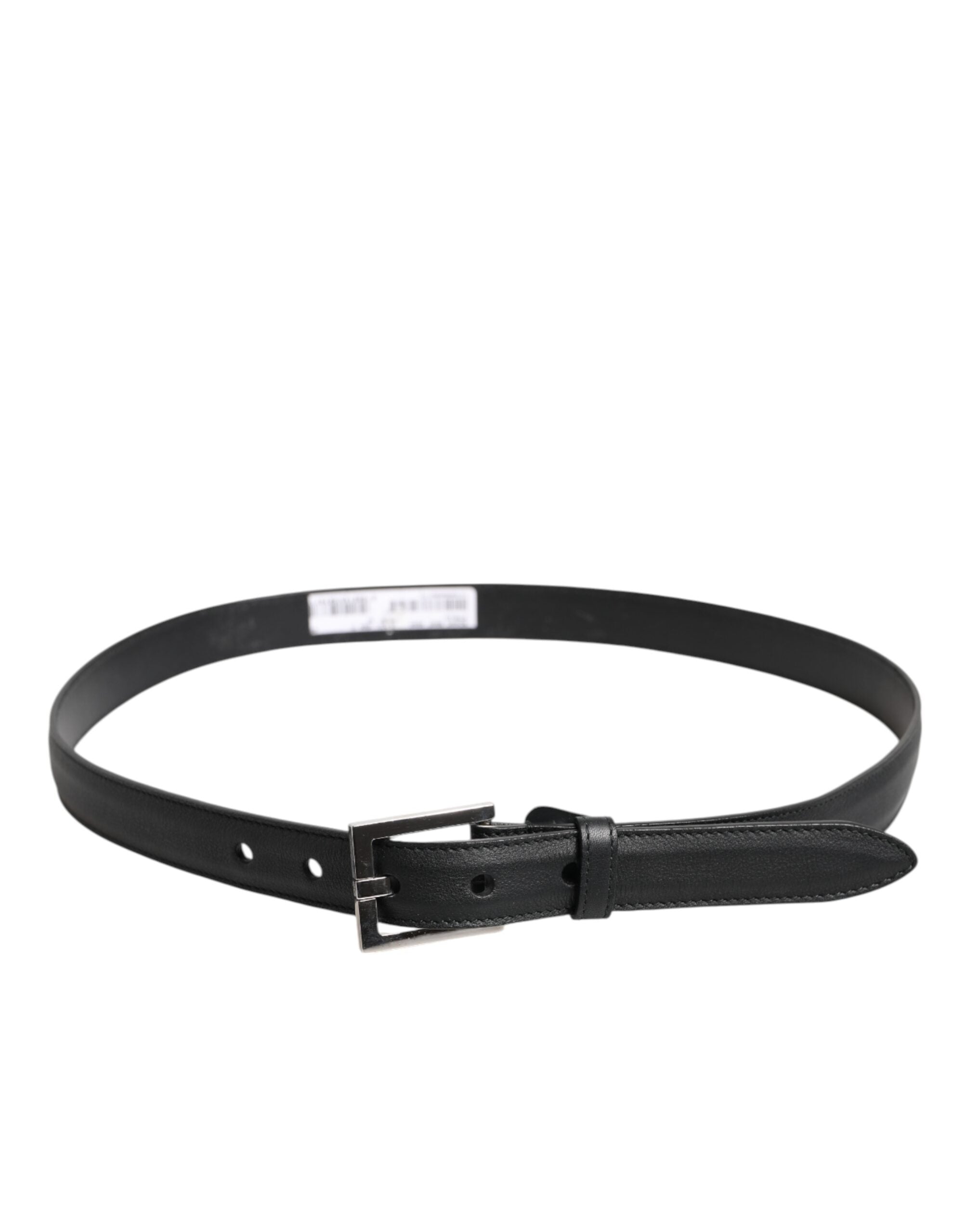 Dolce & Gabbana Black Classic Calfskin Leather Buckle Belt -   -  Dolce & Gabbana. Dolce & Gabbana Black Classic Calfskin Leather Buckle Belt -   -  Dolce & Gabbana.