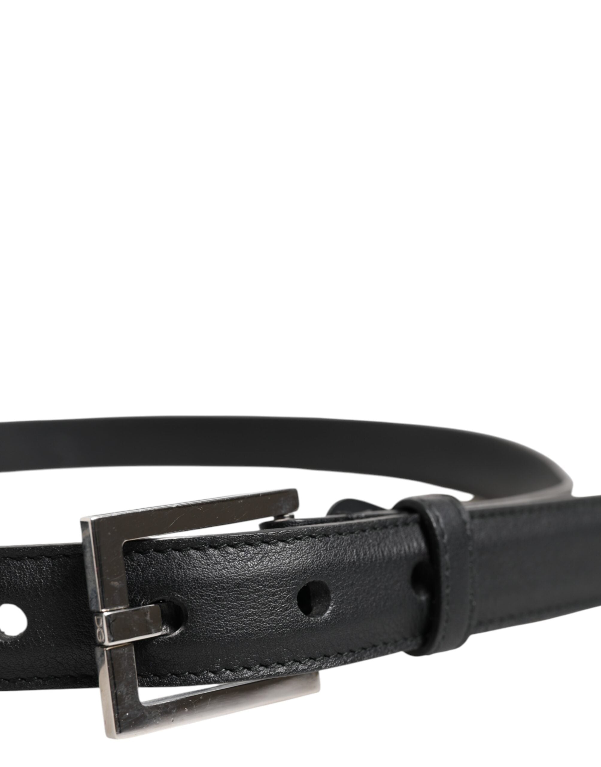 Dolce & Gabbana Black Classic Calfskin Leather Buckle Belt -   -  Dolce & Gabbana. Dolce & Gabbana Black Classic Calfskin Leather Buckle Belt -   -  Dolce & Gabbana.