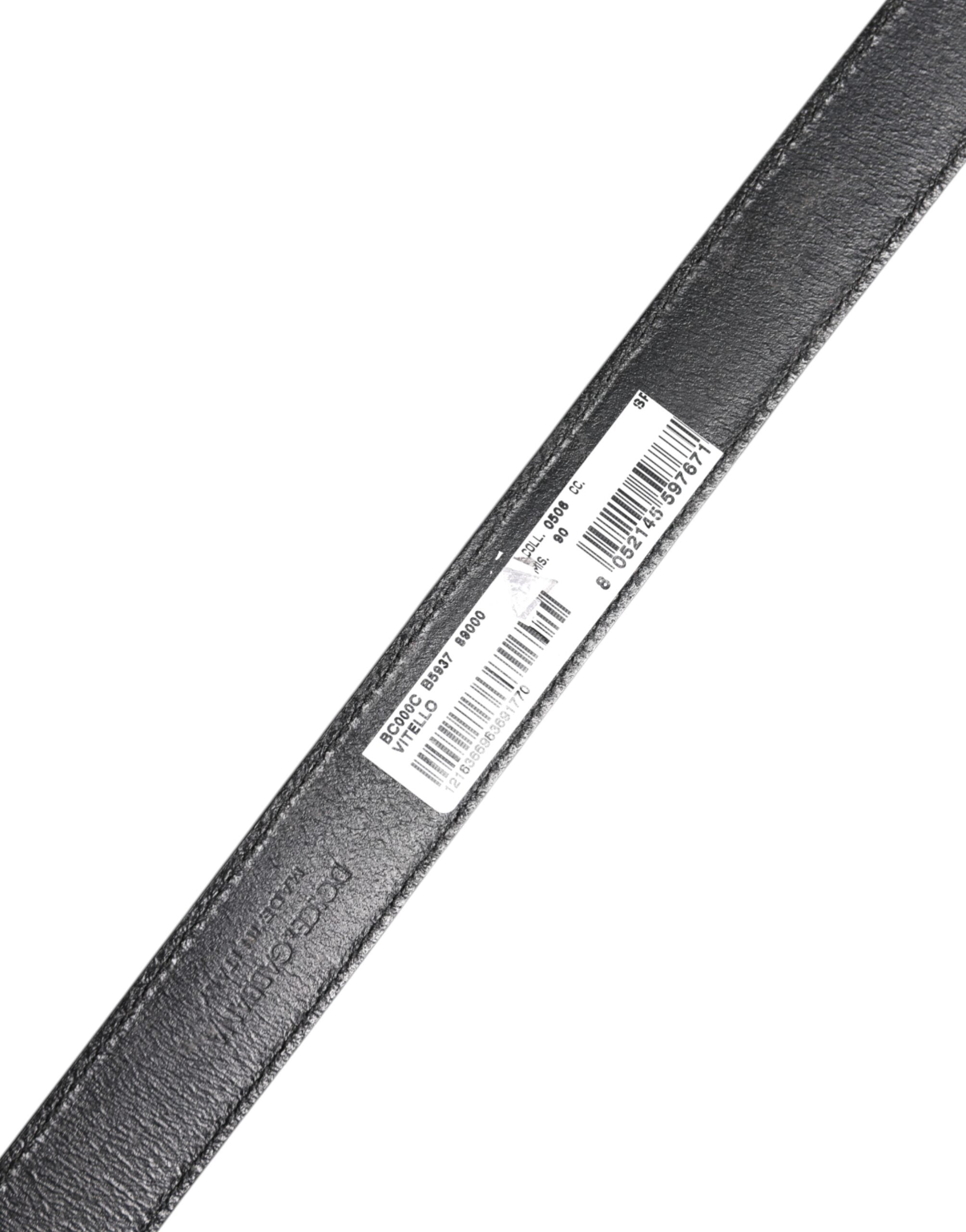 Dolce & Gabbana Black Classic Calfskin Leather Buckle Belt -   -  Dolce & Gabbana. Dolce & Gabbana Black Classic Calfskin Leather Buckle Belt -   -  Dolce & Gabbana.