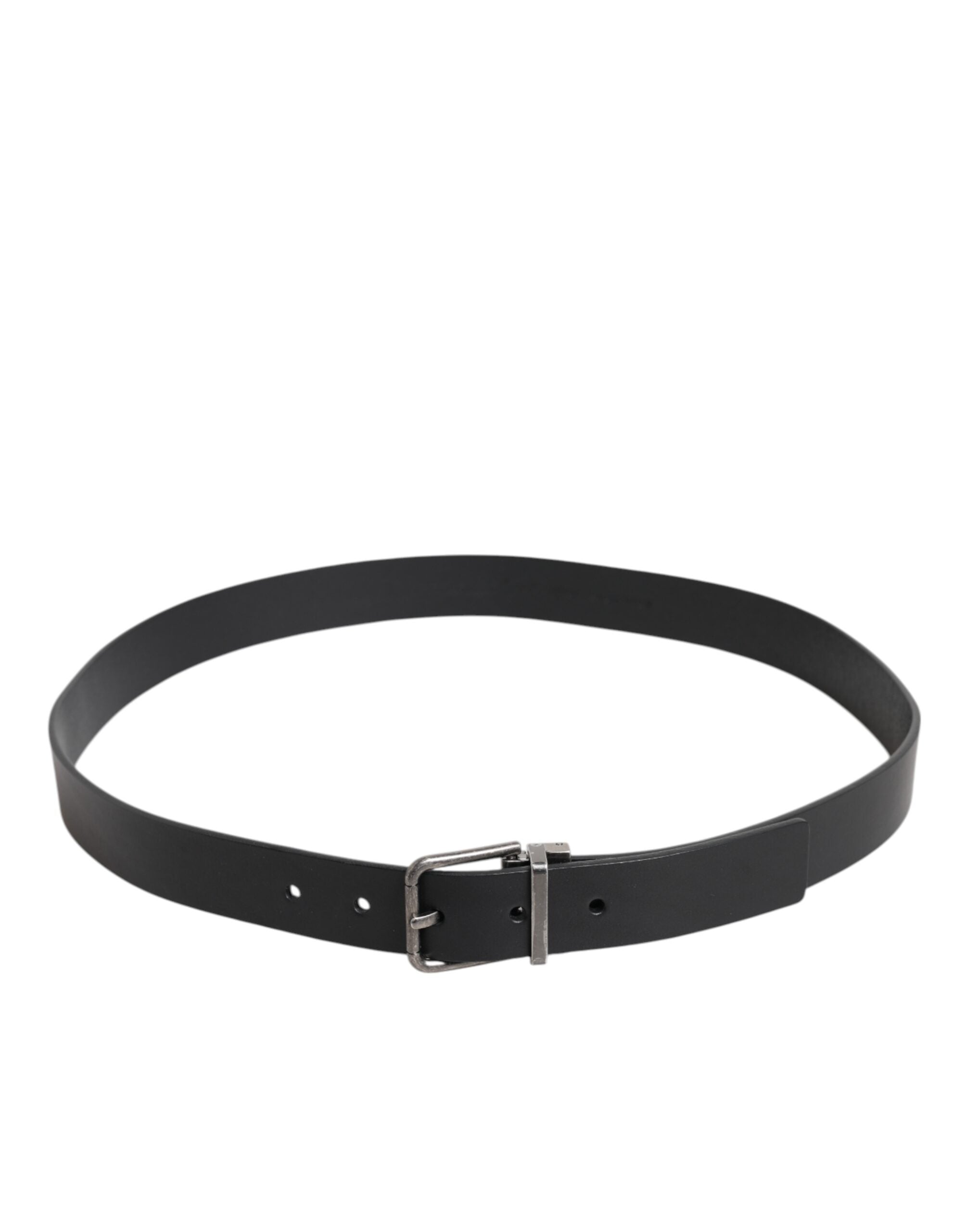 Dolce & Gabbana Black Classic Leather Metal Buckle Belt -   -  Dolce & Gabbana. Dolce & Gabbana Black Classic Leather Metal Buckle Belt -   -  Dolce & Gabbana.