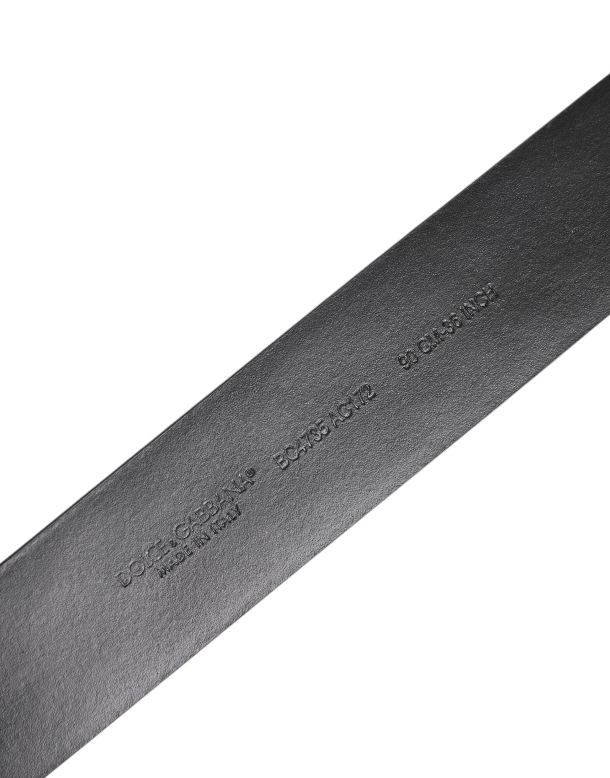 Dolce & Gabbana Black Calf Leather Studded Silver Buckle Belt -   -  Dolce & Gabbana. Dolce & Gabbana Black Calf Leather Studded Silver Buckle Belt -   -  Dolce & Gabbana.