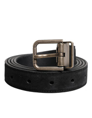 Dolce & Gabbana Black Calf Leather Classic Metal Buckle Belt -   -  Dolce & Gabbana.